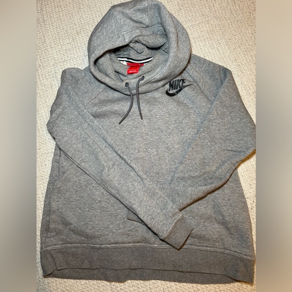 Nike Gray Hooded Sweatshirt - Picture 5 of 6